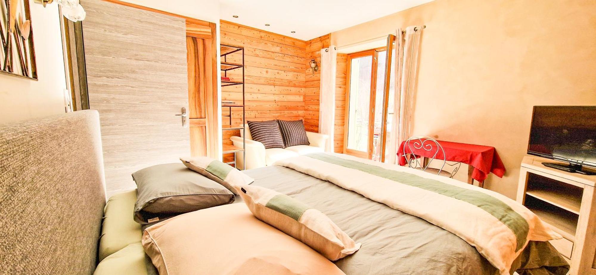 Saint-Jacques-en-Valgodemard Les Clarines Perceneige - Chambre D'Hotes Vue Sur Montagne & Spa מראה חיצוני תמונה